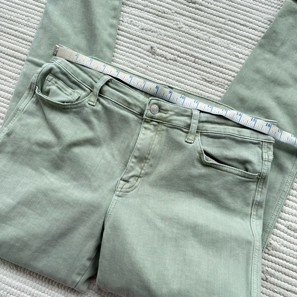 VERVET by Flying Monkey high rise vintage crop skinny jeans olive green size 31 - Picture 5 of 8